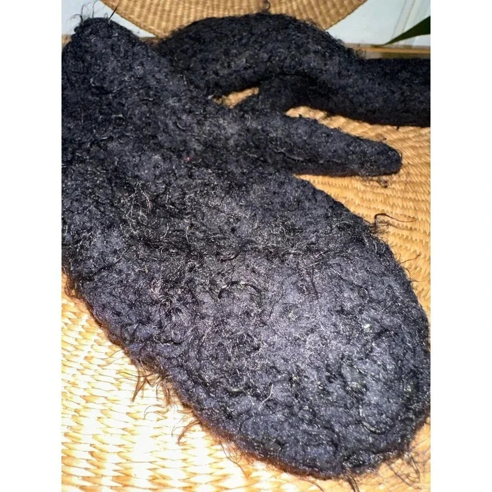 Black Mitten Gloves